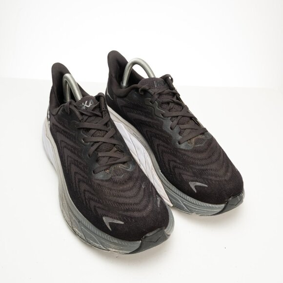 HOKA ONE ONE Arahi 6 black running shoes size 9.5 - Picture 2 of 12